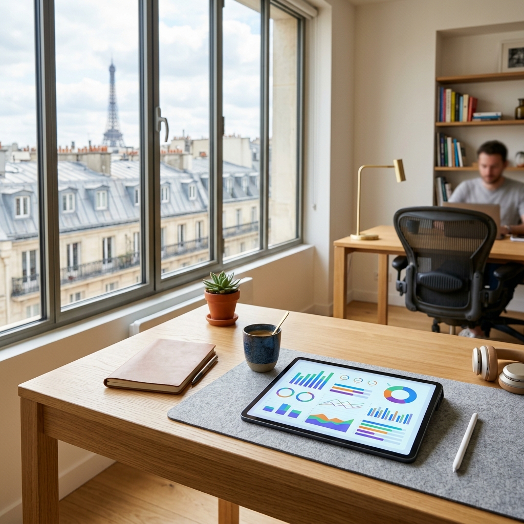 Espace de travail moderne et lumineux en région Auvergne-Rhône-Alpes